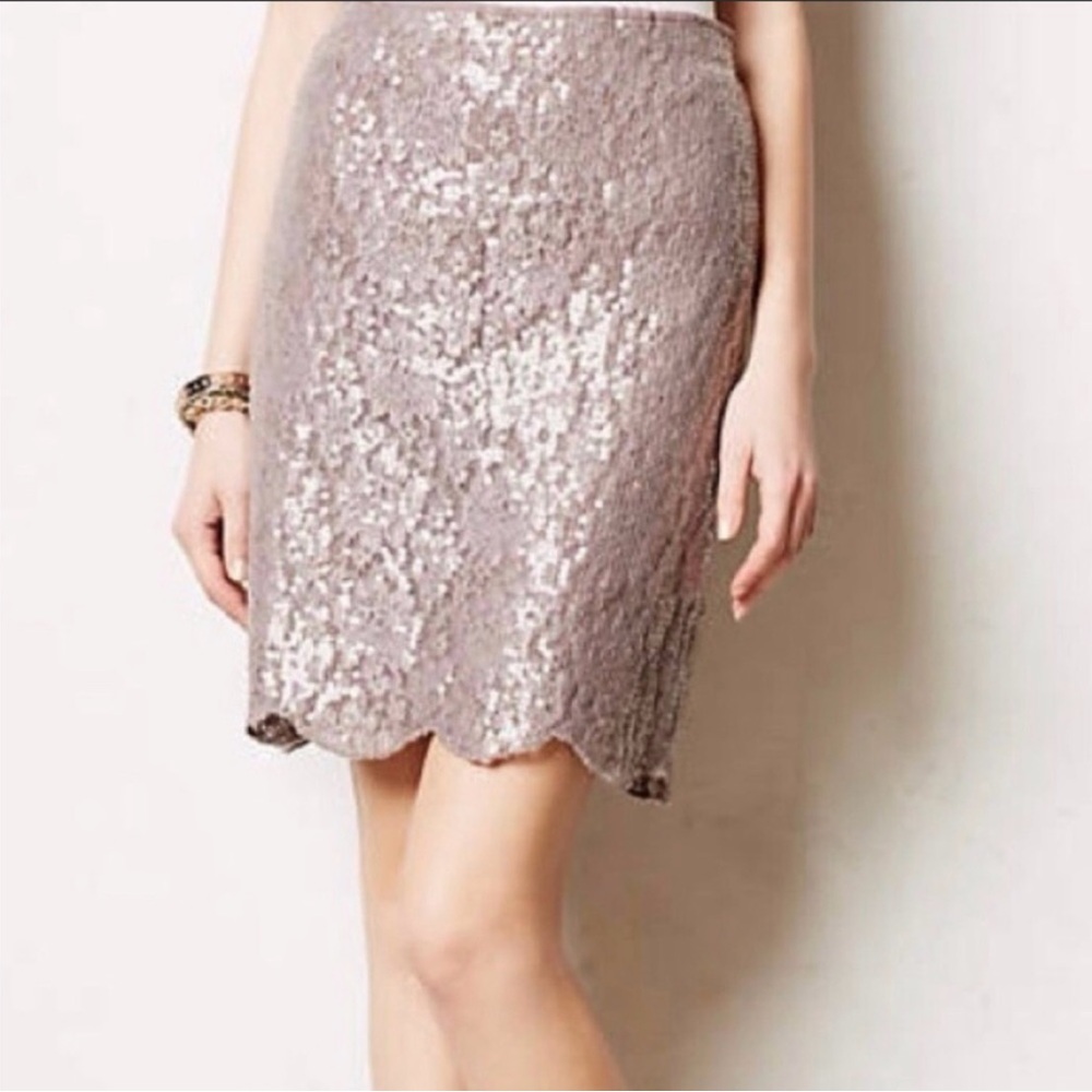 NWT Anthro Yoana Baraschi Sequin skirt, size 6